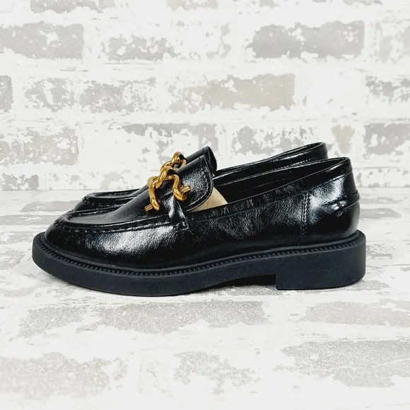 NEW Steve Madden Karmine Black Suede Slip On Loafers B582