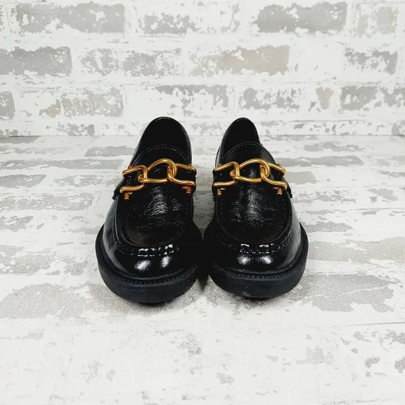NEW Steve Madden Karmine Black Suede Slip On Loafers B582