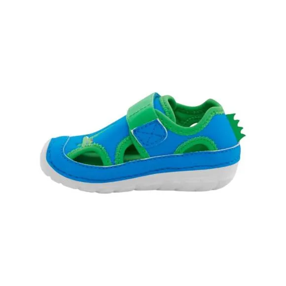 NEW STRIDE RITE boy's sm splash sandals in blue/green