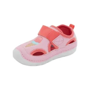 NEW STRIDE RITE girl's sm splash sandals in pink/coral