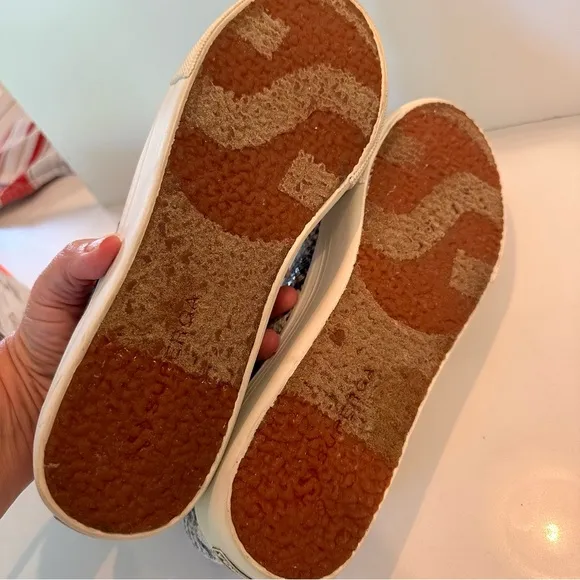 New Superga Snakeskin Platform Sneakers Sz 10/ 41.5 Canvas 2790 Leisure
