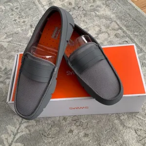 New SWIMS gray loafers