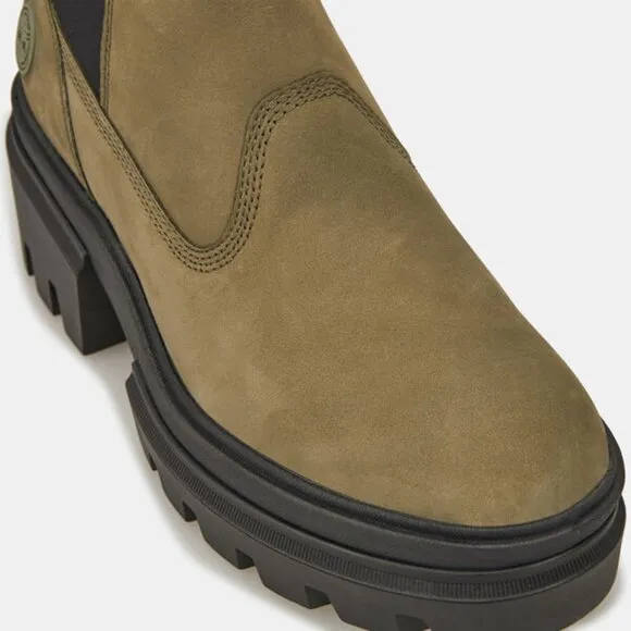 NEW  TIMBERLAND Mid Chelsea Boots lichen green for women 864tn