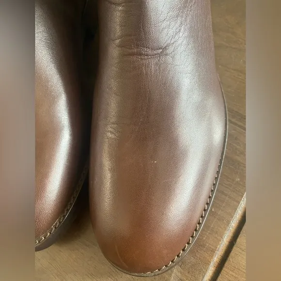 New Tory Burch Simone Suede Leather Over-the-Knee Riding Boots in Brown Size 6