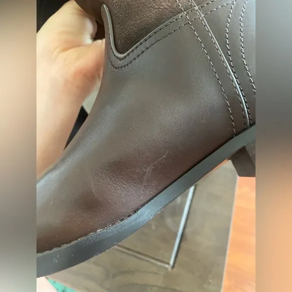 New Tory Burch Simone Suede Leather Over-the-Knee Riding Boots in Brown Size 6