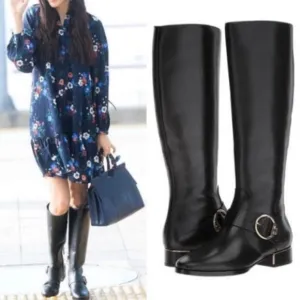 New Tory Burch Sofia buckled riding boots size 5