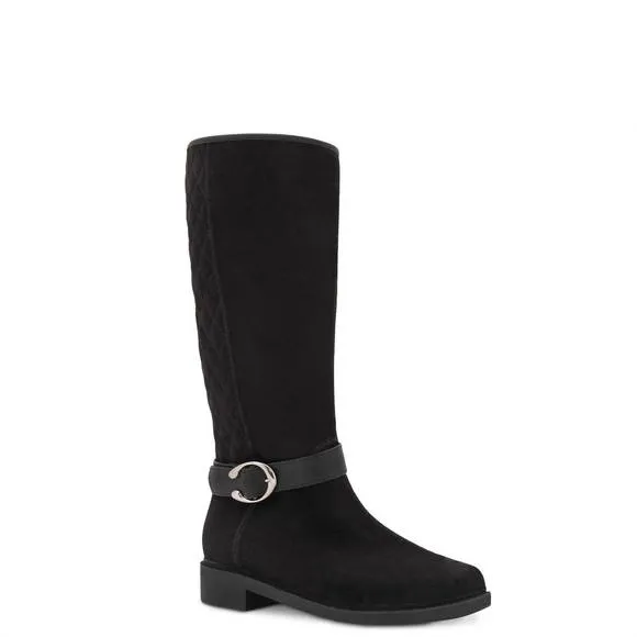 NEW ULAN waterproof tall riding boots in black