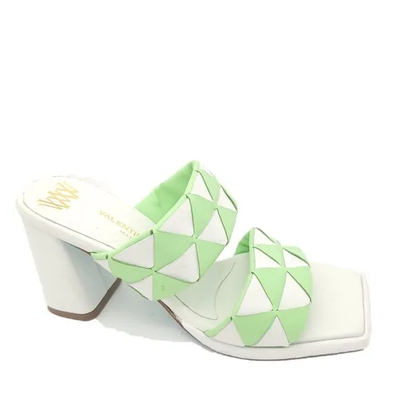 NEW Valentina Rangoni Sandals Womens 8.5 Chic Modern Retro 70s Summer Designer