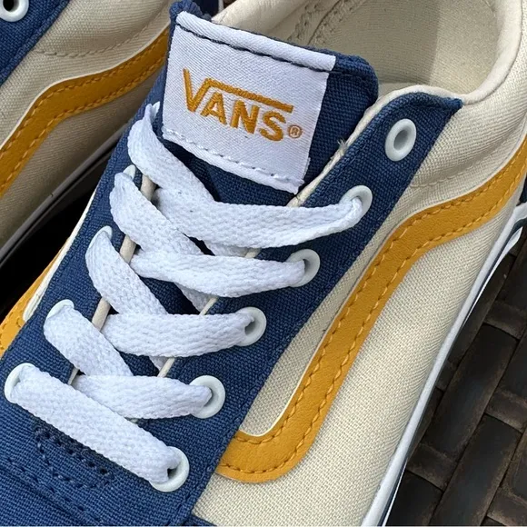 New Vans Kids' Ward Sneakers, VARSITY BIJOU BLUE, Unisex Youth