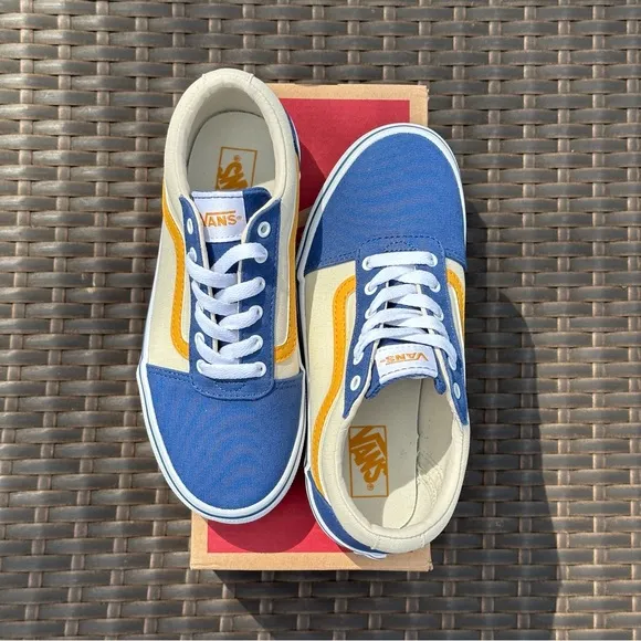 New Vans Kids' Ward Sneakers, VARSITY BIJOU BLUE, Unisex Youth