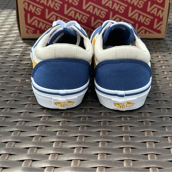 New Vans Kids' Ward Sneakers, VARSITY BIJOU BLUE, Unisex Youth