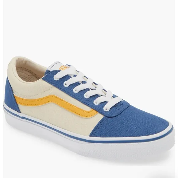 New Vans Kids' Ward Sneakers, VARSITY BIJOU BLUE, Unisex Youth