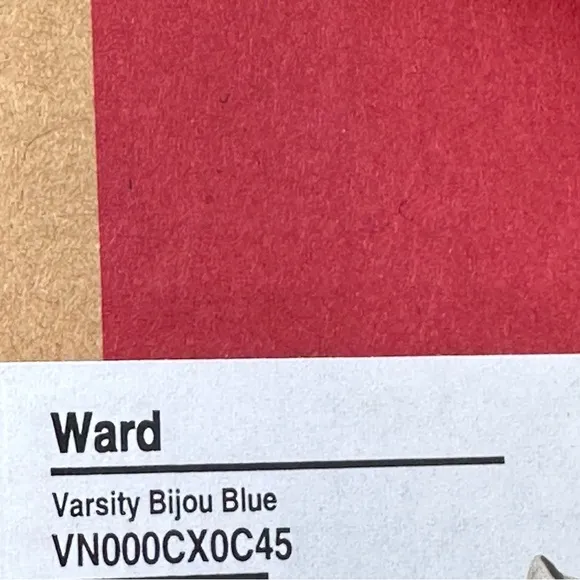 New Vans Kids' Ward Sneakers, VARSITY BIJOU BLUE, Unisex Youth