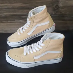 New Vans Sk8 Hi Color Theory Honey Peach High Top Sneakers