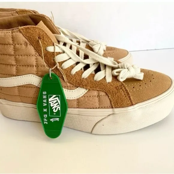 NEW Vans Vault Sk8-Hi Reissue PlatformLX Joe Freshgoods Camel sneaks men sz 9.5