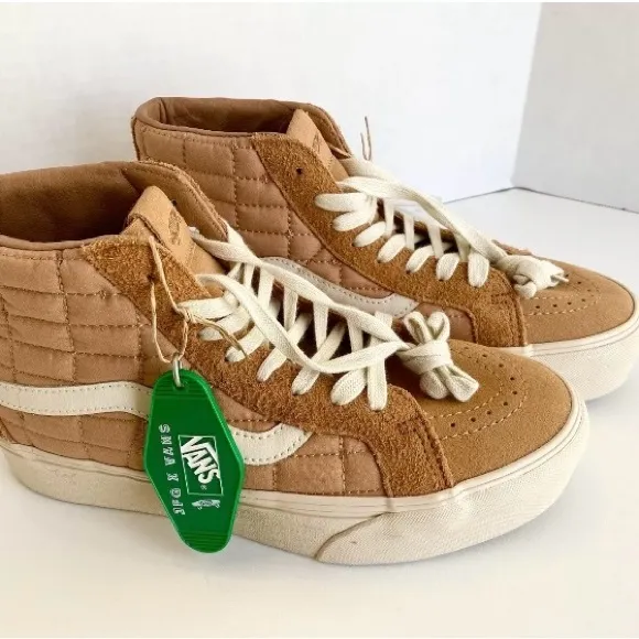 NEW Vans Vault Sk8-Hi Reissue PlatformLX Joe Freshgoods Camel sneaks men sz 9.5