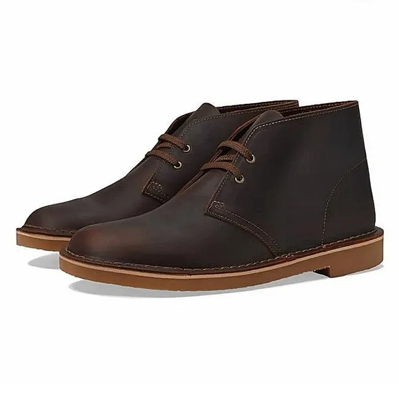 New w/Box Men's Clark's Collection Bushacre 3 Genuine Leather Chukka Boots 10W