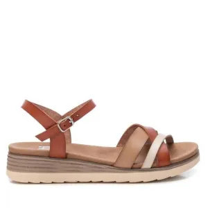 NEW XTI women's strappy comfort sandals in brown