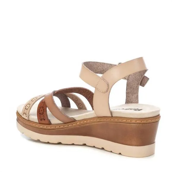 NEW XTI women's wedge sandals in beige