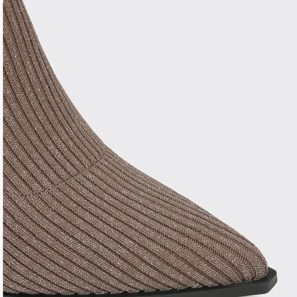NEWBELLA MOUSSE FIT Women's Knit Comfort Chunky Heeled High Boots