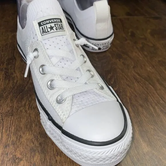 New Converse CTAS Shoreline White Sneakers SlipOn
