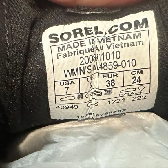 New SOREL Women's ONA 718 Mid Sneakers - Size 7 EU 38