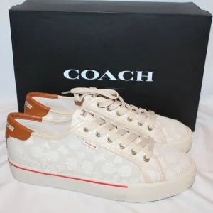 NIB COACH WOMEN'S PLATFORM CITYSOLE TE‎ SNEAKERS SZ 10 IVORY/CHALK