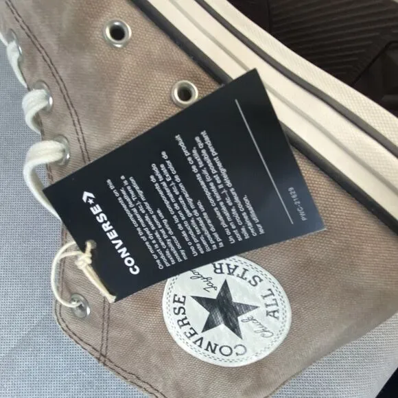 NIB! Converse Sneaker Chuck Taylor Men's 12 High Top Washed Kava Bliss A02585C