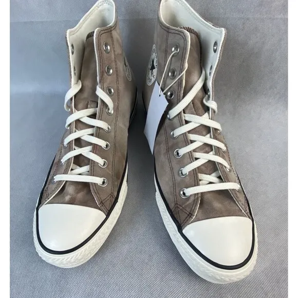 NIB! Converse Sneaker Chuck Taylor Men's 12 High Top Washed Kava Bliss A02585C