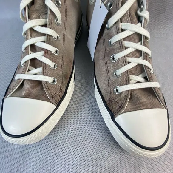 NIB! Converse Sneaker Chuck Taylor Men's 12 High Top Washed Kava Bliss A02585C