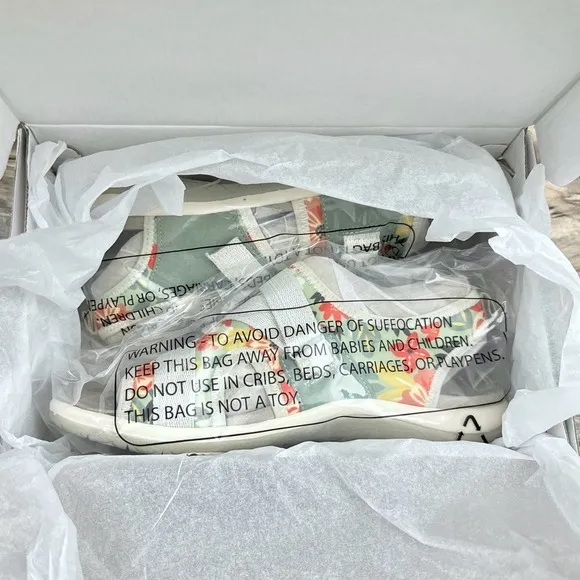NIB Earth Origins Saco 9M Slingback Comfort Sport Sandals Green Multi