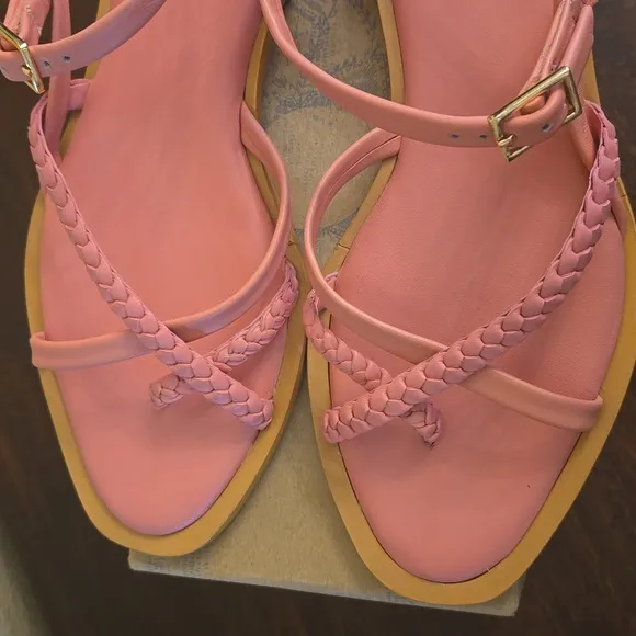 NIB Free People Sunny Days Leather Sandals Size 8.5