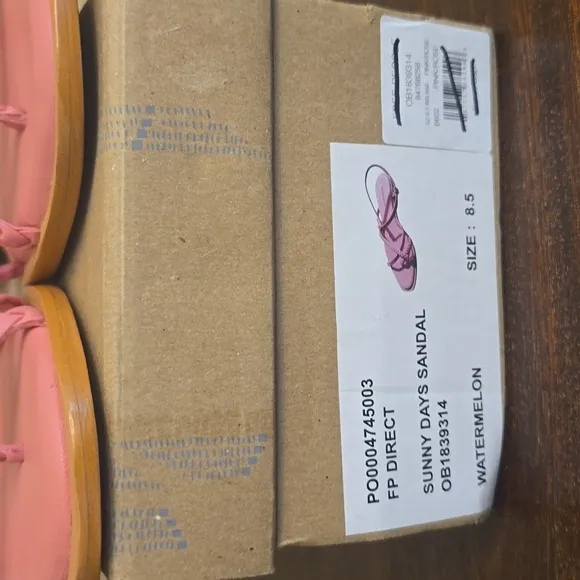 NIB Free People Sunny Days Leather Sandals Size 8.5