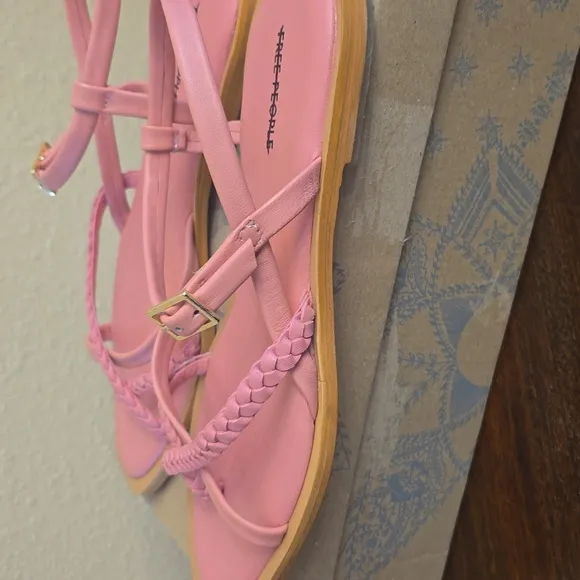 NIB Free People Sunny Days Leather Sandals Size 8.5