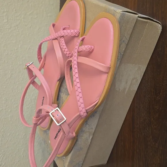 NIB Free People Sunny Days Leather Sandals Size 8.5