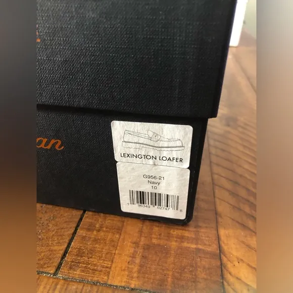 NIB Good Man Brand Lexington Loafers in Navy Suede Blue - Size 10