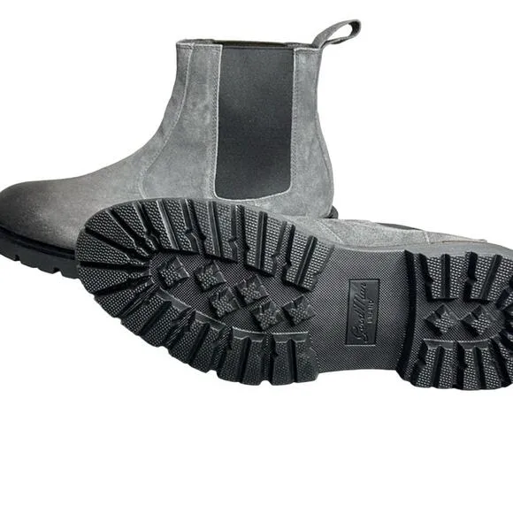 NIB Men's Good Man Brand Modern City Chelsea Boots Men's Size 8 Gray Charcoal