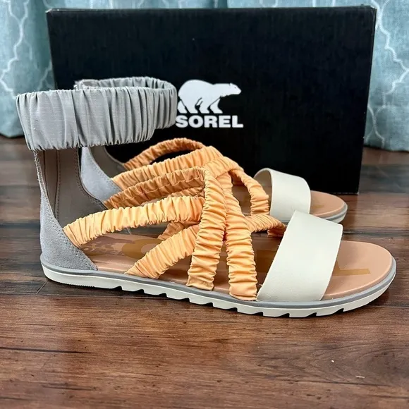 NIB - SOREL Ella II Ankle Strap Sandals - Size 8.5