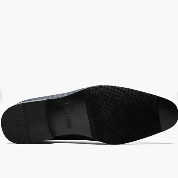 :NIB Stacy Adams Tazewell navy Loafers w/ Tassels &amp; Memory Foam Size 13M slip-on