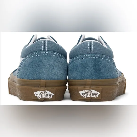 NIB [Vans] Old Skool Blue Gum/White Tennis Shoe Sneakers Little Kids Sz 12