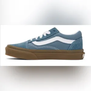 NIB [Vans] Old Skool Blue Gum/White Tennis Shoe Sneakers Little Kids Sz 12