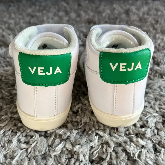 NIB - Veja Esplar High Top Sneakers in Green/White (US 6.5)