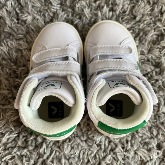 NIB - Veja Esplar High Top Sneakers in Green/White (US 6.5)