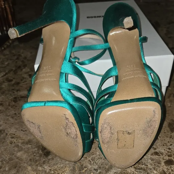 Nicholas Kirkwood Elegant Green Strappy Sandals