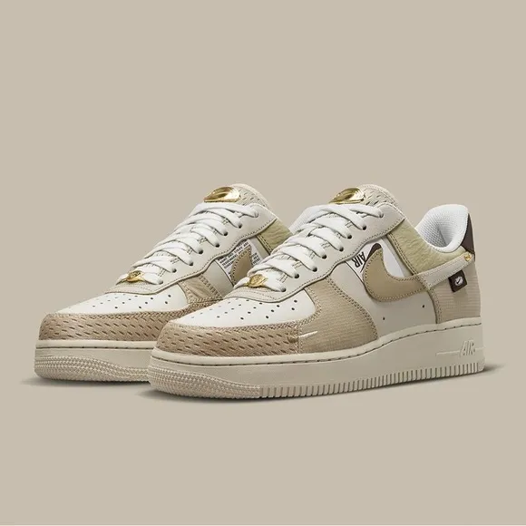 Nike Air Force 1 '07 LX 'Tan Bling' Sneakers