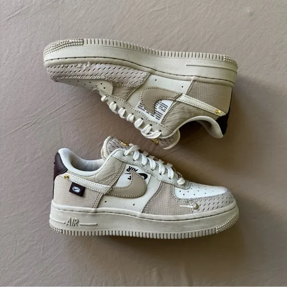 Nike Air Force 1 '07 LX 'Tan Bling' Sneakers