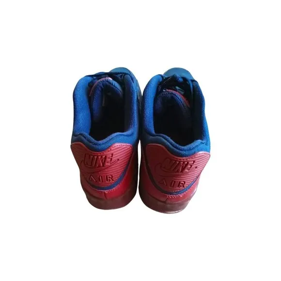 Nike Air Max 90 Essential Obsidian Navy Dark Orange Mars Stone Sneakers