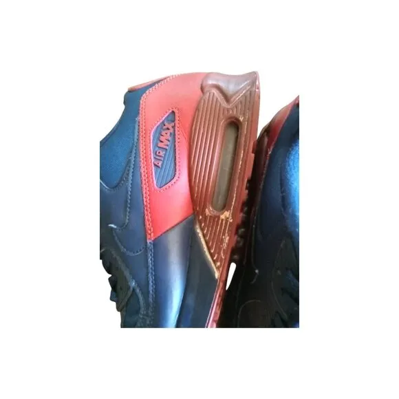 Nike Air Max 90 Essential Obsidian Navy Dark Orange Mars Stone Sneakers