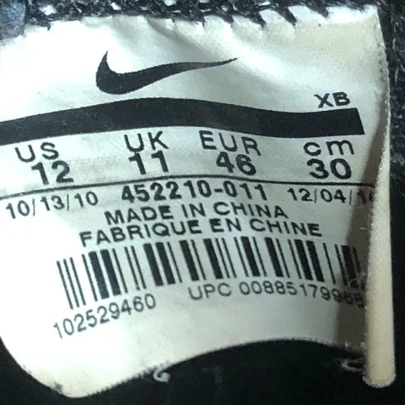 Nike blazer mid AB Canvas TZ black white sneakers