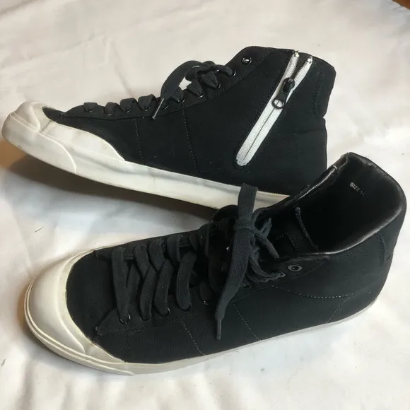 Nike blazer mid AB Canvas TZ black white sneakers
